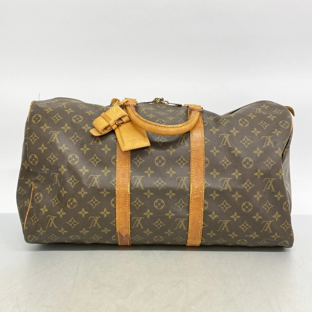 LOUIS VUITTON Brown Monogram Keepall 50 Boston Bag - Picture 13 of 13